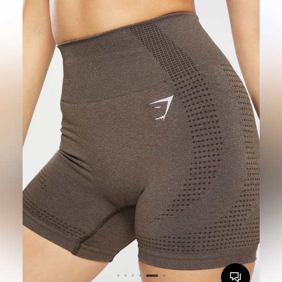 Vital Seamless 2.0 Shorts - Brown Marl - Picture 5 of 9